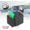 thumbnail image 4 of Relé de coche Apuakthei DC 12 V, relé de coche 16 AWG con arnés de cables colorido Relé de coche de 4 pines Relé de arranque de coche resistente con fusible incorporado de 30 A QttvbTna, 4 of 5