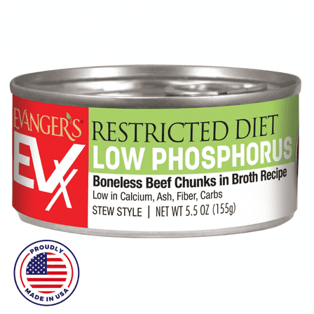 EVX Restricted Diet Low Phosphorus for Cats Renal Support 5.5oz Soft Pâté Style