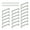 Brushed color, variant on 20Pcs Furniture Decorative Handle Square Stainless Steel Dressers Knob Simple Bedside Cabinet Pull Easy to Install