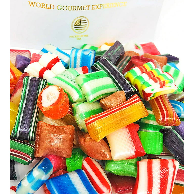 Sweetgourmet Deluxe Old Fashioned Christmas Mix | Hard Candies | Bulk Unwrapped | 2 Pounds, Size: 2 lbs
