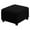 20black, variant on Stretch Ottoman Cover Square Ottoman Slipcover Furniture Folding Storage Stool Furniture Soft Slipcover with Elastic Bottom,