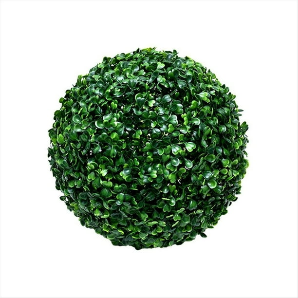Bolas de Sintético, Bolas Redondas , Sin Adornos, Bolas de Topiario Artificiales, Decoración de Mesa para el Hogar Al Aire Libre D