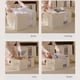 thumbnail image 3 of Caja De Almacenamiento De Ropa, Bolsa De Almacenamiento Grande De Edredón Con Ventana Transparente, Adecuada Para Organizar Ropa, Libros, Juguetes, Dormitorios, 3 of 7