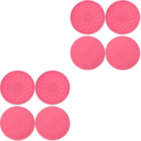 Set of 2 Car Cup Coasters Round Tumbler Pads Holder for Pink