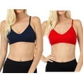 thumbnail image 1 of Women V-front bandeau Sports Bra with adjustable straps and removable bra pads, 1 of 2