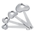 thumbnail image 4 of Tazas medidoras Higoodz Acero inoxidable 430 Herramienta para hornear Cucharas medidoras Superficie lisa, 4 of 8