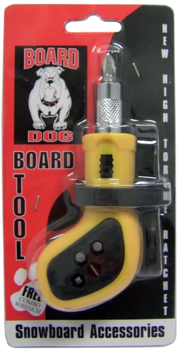 SNOWBOARD RATCHET TOOL ALL-IN-ONE With 5 BITS BOARD DOG Snow Tool by
