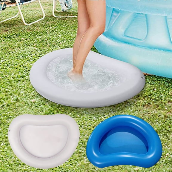Jacenvly Mother's Day Inflatable Foot Wash Basin, Spa Foot Pool Portable Footbath, Home Pool Foot Pool Foot Cleaning Pool Foot Wash (1 Pack)