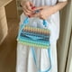 thumbnail image 4 of Mini bolso de mano tejido tipo bandolera, pequeño bolso de mano para mujer, ligero y compacto., 4 of 6