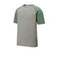 thumbnail image 3 of Sport-Tek PosiCharge Tri-Blend Wicking Raglan Tee ST400, 3 of 4