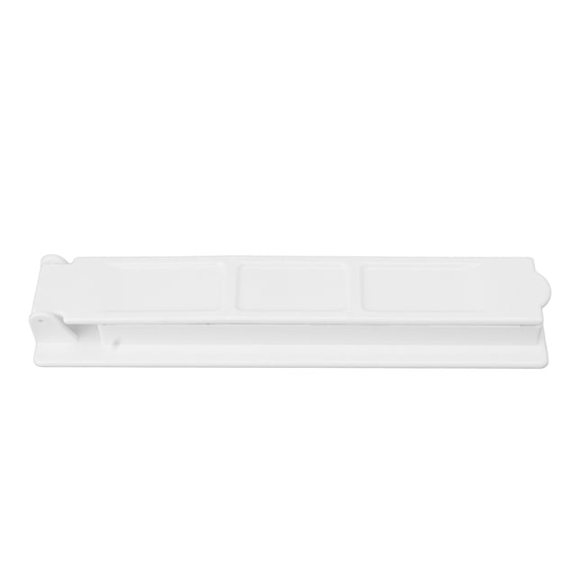 Molde para brochetas de barbacoa de una sola fila, máquina para hacer brochetas de carne para barbacoa, herramientas para barbacoa al aire libre, color blanco