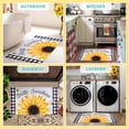 thumbnail image 6 of Spring Summer Door Mat for Front Door Sunflower Welcome Doormat Non-Slip Washable Spring Outdoor Mat Entry Rug for Indoor Outdoor Home Spring Summer Decorations 17 x 30 Inch, 6 of 6