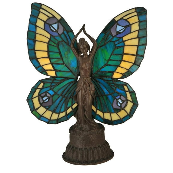 48019 Meyda 17"H Butterfly Lady Accent Lamp