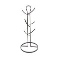 thumbnail image 1 of Arbre à tasse à 6 crochets Wire Collection, noir, 1 of 5