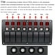 thumbnail image 3 of Interruptor Panel de control Sunnimix 8 Panel Rojo Impermeable Universal, 3 of 8