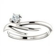 thumbnail image 3 of FB Jewels 14k White Gold 1/6 CTW Diamond Solitaire Freeform Ring, 3 of 3