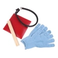 thumbnail image 1 of Máquina cortadora de bordes de goma para raquetas de tenis de mesa, manual y portátil, con rodillo de madera y guantes, para taller, banco, tienda, 1 of 8