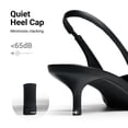 thumbnail image 5 of DREAM PAIRS Women's Kitten Heels Slingback Low Closed Toe Comfortable Pumps Pointed Toe Wedding Party Elegant Dress Shoes, 5 of 8