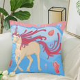 thumbnail image 2 of MKHERT Unicorn Throw Pillowcase Pillow Cover Cushion Couver 18x18 inch, 2 of 2