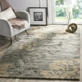 thumbnail image 3 of SAFAVIEH Florida Merrick Floral Shag Area Rug, Grey/Beige, 5'3" x 7'6", 3 of 8