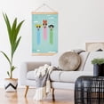 thumbnail image 6 of The Powerpuff Girls Wooden Shaft Hanging Poster Home Decor Poster Wall Art Painting For Living Room Bedroom 16"X24", 6 of 7