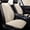 Beige, variant on Breathable Ventilated Car Seat Cushion & Backrest - One-Piece Connected Style, All-Season Use with Summer Cooling, Provides Comfort in Multiple Driving Scenarios, Fits Most Car Seats