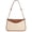 1-brown+beige【multi-pockets】, variant on Shoulder Bag for Women Small Purse Trendy Clutch Hobo Bag Vegan Leather Mini Handbag with Zipper Closure
