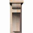 thumbnail image 2 of 5 1/2"W x 14"D x 14"H Yorktown Smooth Corbel w/Backplate, Douglas Fir, 2 of 9