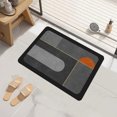 thumbnail image 6 of Thickened Absorbent Bathroom Floor Mat | Non-Slip Quick-Drying Door Mat | Modern Multicolor Design | 16x24 Inches | Washable Polyester Rug, 6 of 6