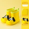 thumbnail image 2 of lnmuld Kids Rain Boots for Boys Lightweight Outdoor Daily Wear Comfortable Ankle Booties Toddler Youth Non- Sole Size:4-5 Years, 2 of 4