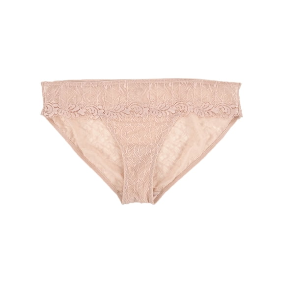Wacoal Women's Vivid Encounter Sheer Lace Bikini (L, Rose Dust)