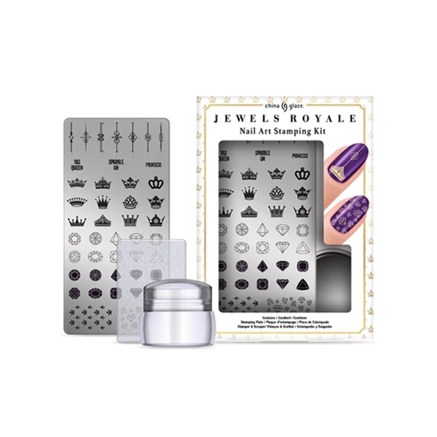 China Glaze Jewel Royale Nail Art Stamping Kit