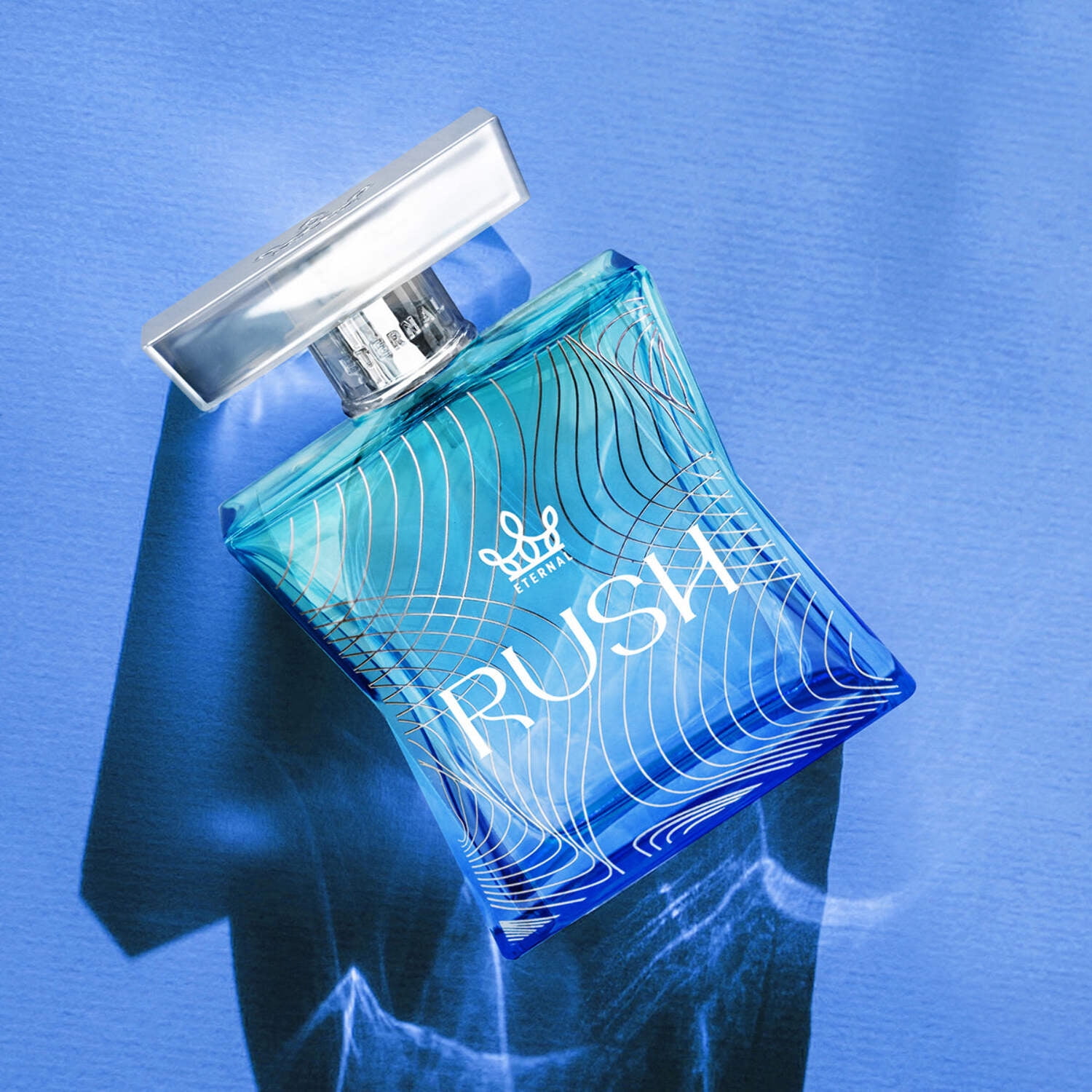 Eternal Fragrance RUSH, Fresh Aquatic Citrus, Soft Woods Eau de Parfum, Inspired by Acqua Fresh D. Gio.  Cologne for Men, 3.4 oz (100ml) Spray