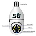 thumbnail image 3 of Cámara con bombilla Wifi para interiores de 360 grados, cámara con bombilla Wifi de 2,4 Ghz y 5 Ghz, cámara de seguridad Wifi inalámbrica 1080P con detección de movimiento humano Color día y noche, 3 of 5
