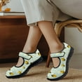 thumbnail image 4 of Psesaysky Women's Little Bee Printed Shoes Lightweight Comfortable Fashion Walking Shoes Hook & Loop Size 5.5-10, 4 of 7