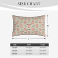 thumbnail image 4 of Picia Pigs Exercising Pattern Plush Pillow Case – Soft and Cozy Cushion Cover, Hypoallergenic Throw Pillow Case for Home Decor-14"x20", 4 of 6