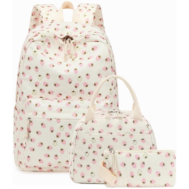 Mochila Escolar Bluboon 30x16x43 cm con Lonchera y Estuche