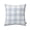 Blue, variant on My Texas House 18" x 18" Blue Textured Plaid Decorative Pillow Cover