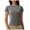 Grey, variant on Shirts For Women Tees Tops Short Sleeve Yoga Workout Cropped Solid Basic Tight Quick Dry Layer Clothes Black