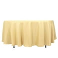 thumbnail image 6 of Efavormart 108" Seamless Premium Polyester Table Linens Round Commercial Grade Tablecloth For Wedding Banquet Restaurant - Champagne, 6 of 10