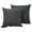 Dark Gray, variant on JingChun Throw Pillow Covers Decorative 15 X 15 Inches Pack of 2 Cozy Cloth Cushion Cases for Couch Sofa Bed Living Room Home