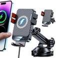 thumbnail image 1 of Cargador de coche inalámbrico MOKPR de carga rápida de 15 W para iPhone/Samsung, 1 of 7