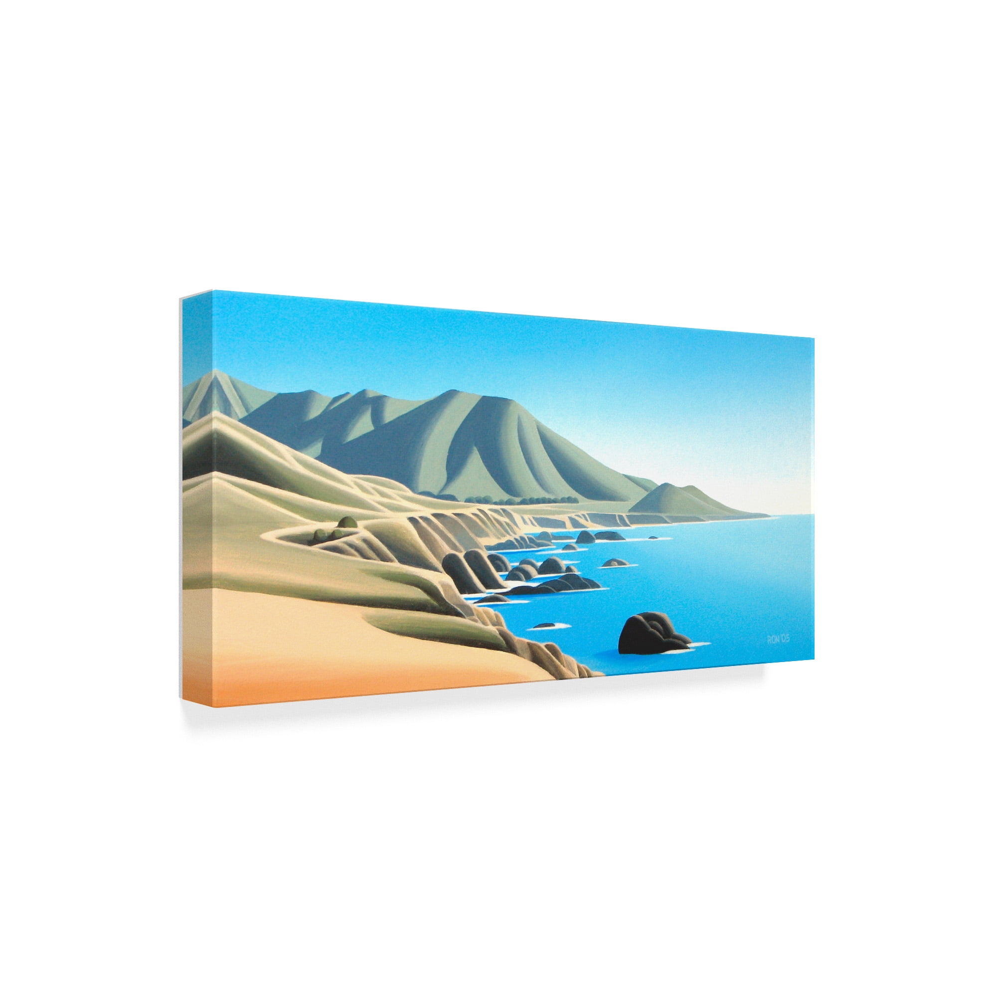 Trademark Fine Art 'California Coast' Canvas Art by Ron Parker