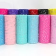 thumbnail image 3 of Rollo de tul con lentejuelas brillantes para decoración de bodas, tela de Organza láser, manualidades, decoraciones de fiesta, 25/10 yardas, 15cm, 3 of 4