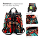 thumbnail image 5 of Mochila Escolar Moderna Bolsa Floreada Belug,  Multicolor, 5 of 5
