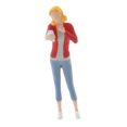 thumbnail image 2 of Modelo de Personas Pintadas Joven Tren Park Street S CUTICAT figura de escena de diorama pintado, 2 of 5