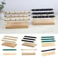 thumbnail image 3 of Bewildely Estante Estable Puro Durable Soporte de exhibición simple 3 capas Maquillaje Tobilleras Diadema Titular Escaparate Dormitorio Almacenamiento y organización del hogar Beige 3 capas Bewildely HA075721-01, 3 of 6