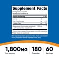 thumbnail image 2 of Nutricost Glucomanano 1.800 mg por porción, 180 cápsulas - Fuente de fibra natural, sin OGM, sin gluten, 2 of 5