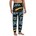 thumbnail image 4 of Kdxio Not All Those Who Wander Are Lost 2 Pattern Joggers,Sweatpants for Men with Pockets-Medium, 4 of 5