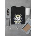 thumbnail image 3 of Panda Astronaut T-Shirt Men -Image by Shutterstock, Male 3X-Large, 3 of 4